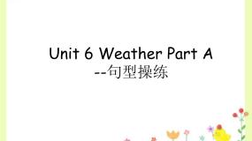 小学英语Unit 6 Weather Part A教学演示课件ppt