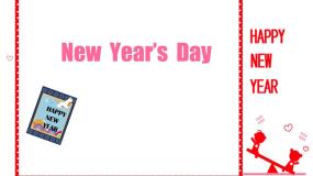 英语一年级下册unit 2 New Year's Day图片课件ppt