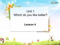 小学Lesson 4教学课件ppt