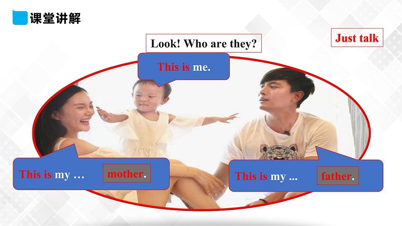 人教精通版三年级下册英语 Unit 3 This is my father. Lesson 13 课件+素材08