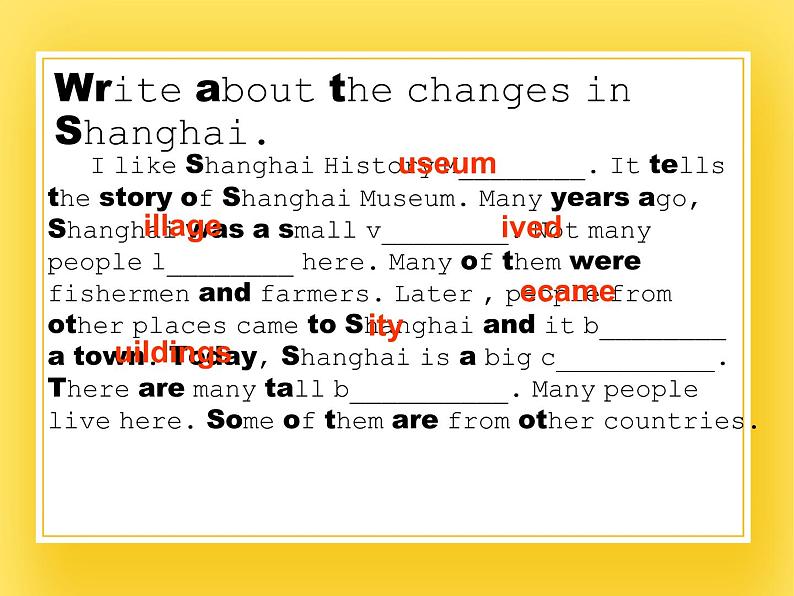 牛津上海版五年级下册Module 3 Things around us unit3 change课件04