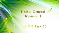 小学英语人教精通版六年级下册Unit 4 General Revision 1Task 9-Task 10完美版教学课件ppt