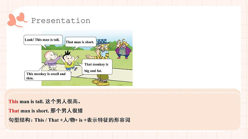 Module 2 Unit 2 That man is short. (2课时)课件+教案+同步练习08