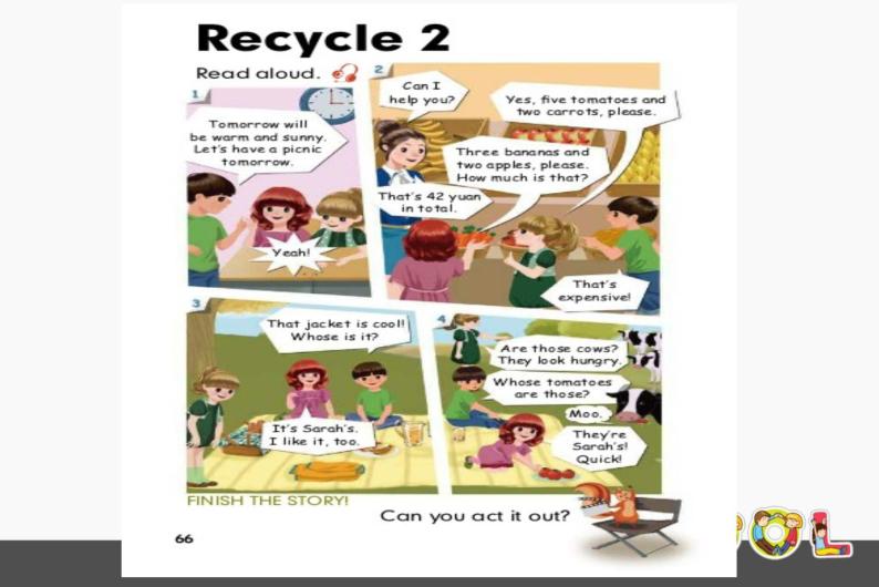 人教版小学英语四年级下册Recycle 2课件02