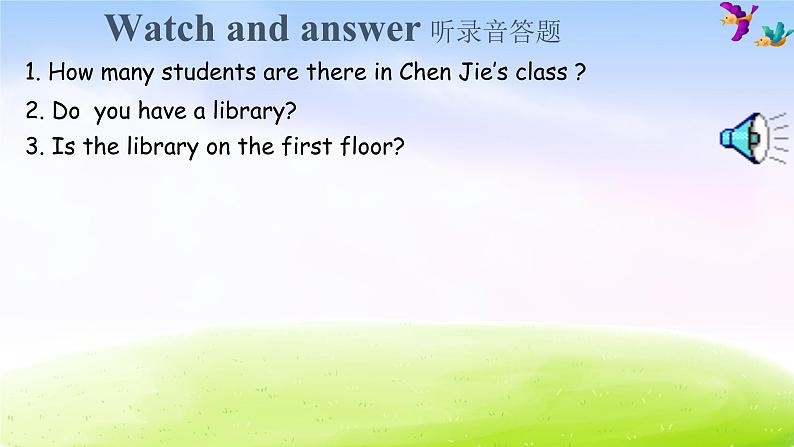 人教版四下英语Unit1__B__Let’s__talk教学课件第3页
