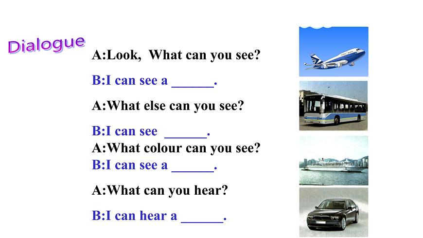 三年級(jí)下冊(cè)英語(yǔ)課件-module 1 unit 1 seeing and hearing｜牛津上海版 (共18張ppt)第8頁(yè)