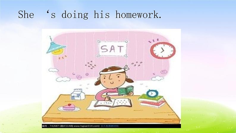 外研版(一起)二下Module 3《Unit 1 Sam isn’t tidying his room》ppt课件1第8页