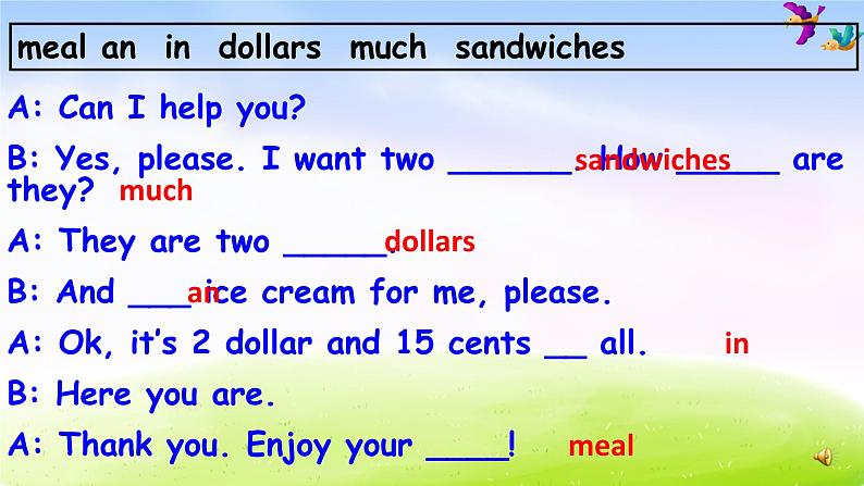 外研版一起小学英语六下《Module 1Unit 2 What do you want to eat》PPT课件 (2)第3页