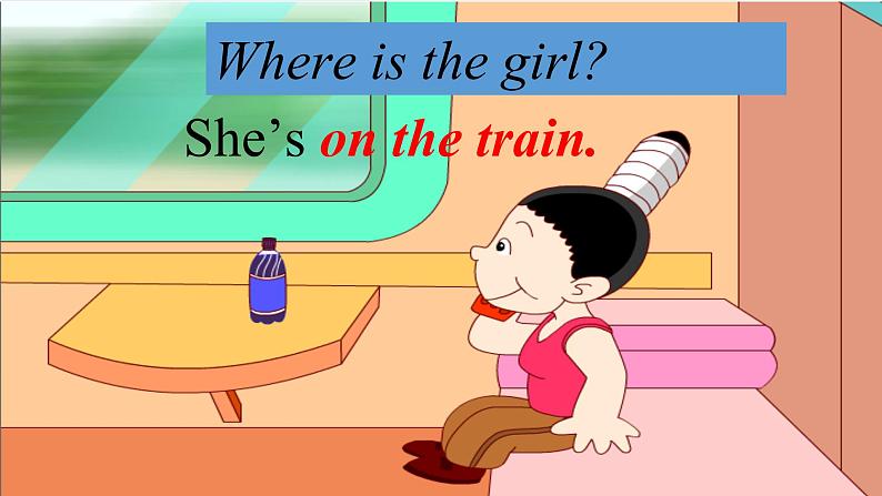 外研版(一起)二下Module 8《Unit 1 The train is going up a hill》ppt课件5第5页