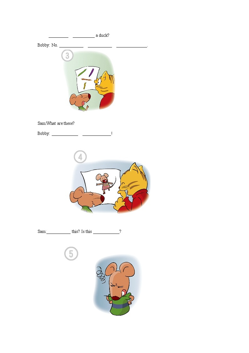 译林版三年级下册英语-Unit7 Fun time & Cartoon time(教案+课件+素材+练习及解析)02