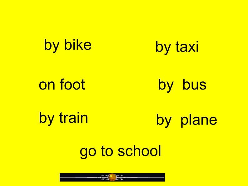 冀教版(三年级起点)Unit3Lesson16HowDoYouGotoSchool?(课件) 英语四年级下册第7页