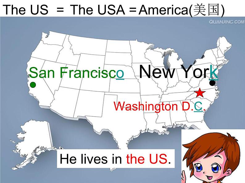 外研版(三起)四下Module 9《Unit 1 Did he live in New York》ppt课件4第5页