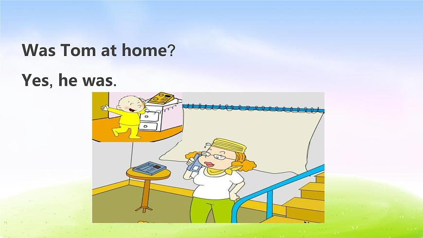 外研四下-M6-Unit 1 Were you at home yesterday？課件PPT第5頁