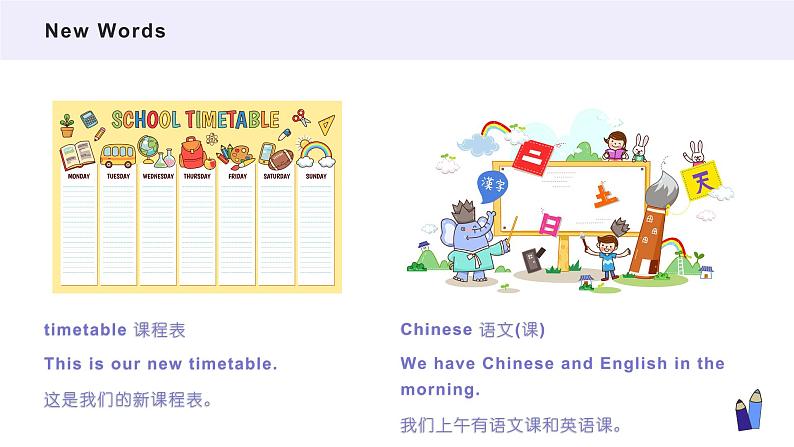 译林版四年级下册Unit1单词课文梳理课件PPT06