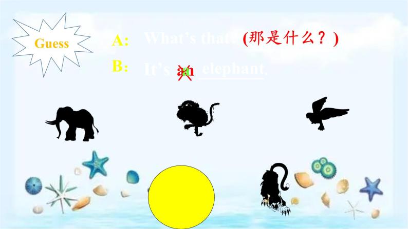 Unit3 At the zoo A let's learn （课件+素材）2021-2022学年英语三年级下册 人教PEP04