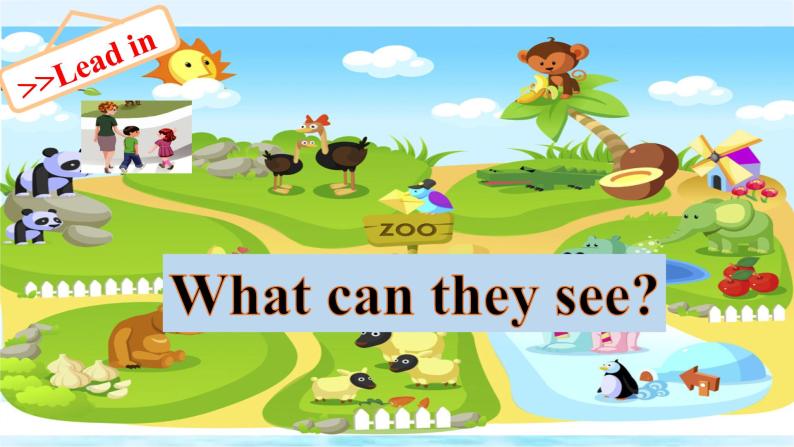 Unit3 At the zoo A let's learn （课件+素材）2021-2022学年英语三年级下册 人教PEP05