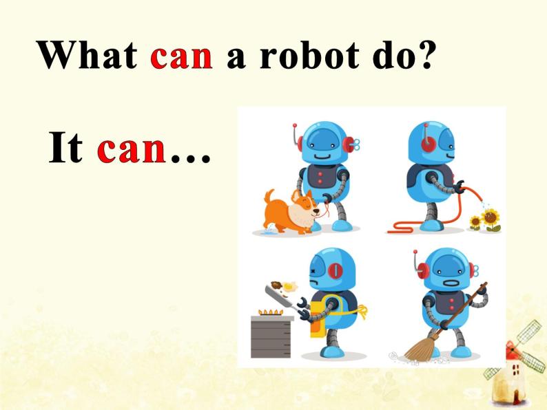Module3 Robots will do everything课件 外研版（三起）小学英语四下06