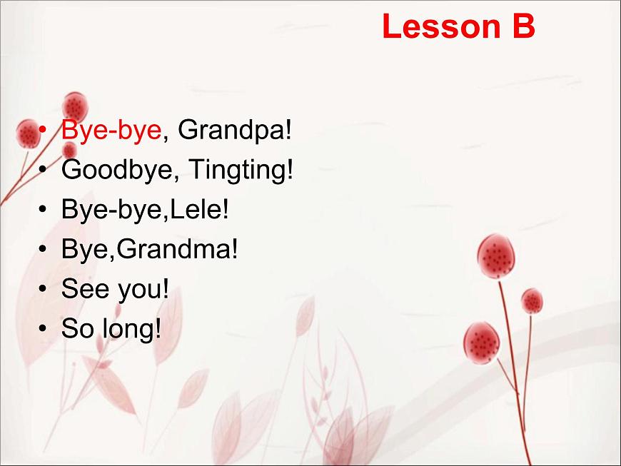 lesson C goodbye課件PPT第8頁(yè)