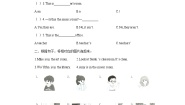 小学英语人教版 (PEP)四年级下册Recycle 1巩固练习
