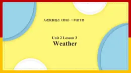 Unit 2 Weather Lesson 3课件