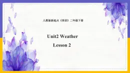 Unit 2 Weather  Lesson 2课件