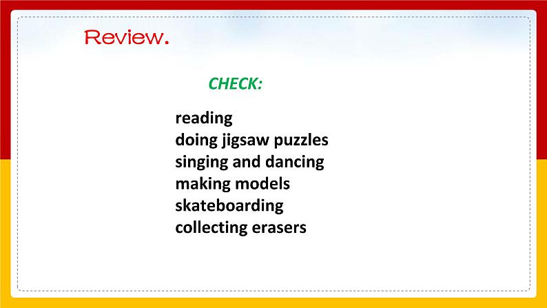 Unit 4 Hobbies Lesson 3课件第3页