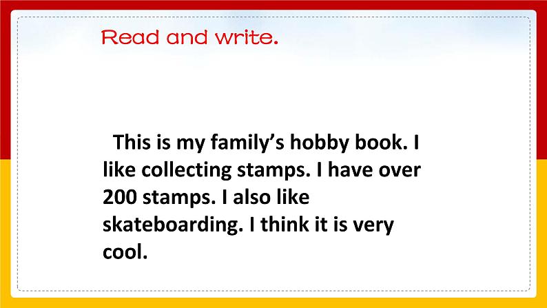Unit 4 Hobbies Lesson 3课件第6页
