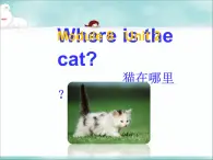 Unit 2 Where's the cat课件PPT