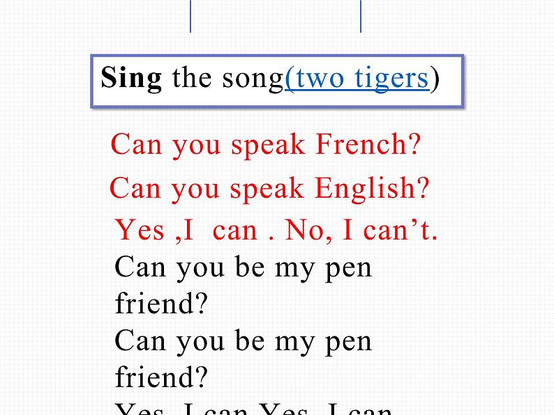 六年级英语上册课件-Module 5 Unit 1 Can you be my Chinese pen friend(6)-外研版(三起)第2页