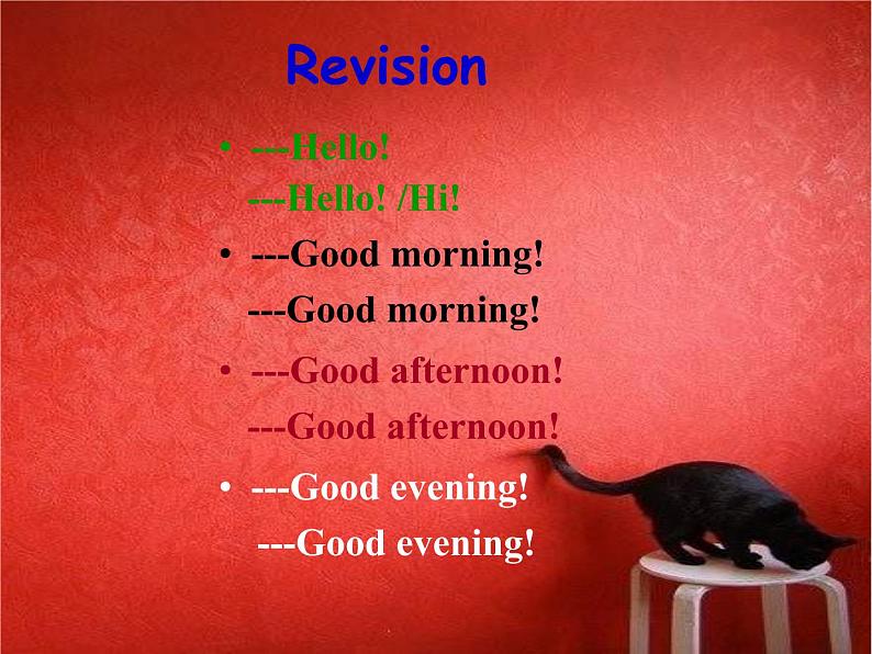人教新起点小学英语一年级上册《Revision 2》PPT课件 (1)第5页