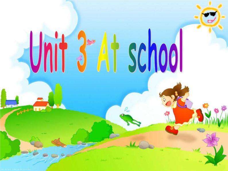 北师大【一起】小学英语一上册《Unit 3 at school》PPT课件 (5)02