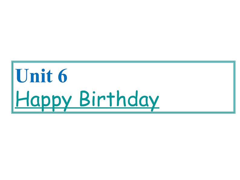 北师大【一起】小学英语一上册《Unit 6 Happy Birthday》PPT课件 (8)第2页