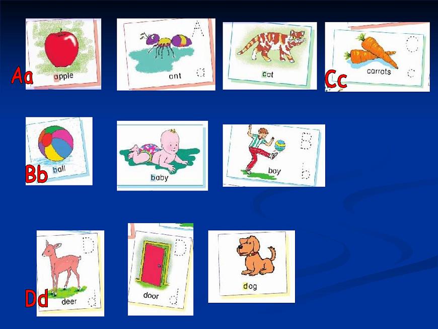 北師大【一起】小學(xué)英語二上冊《首字母復(fù)習(xí) 》PPT課件第2頁