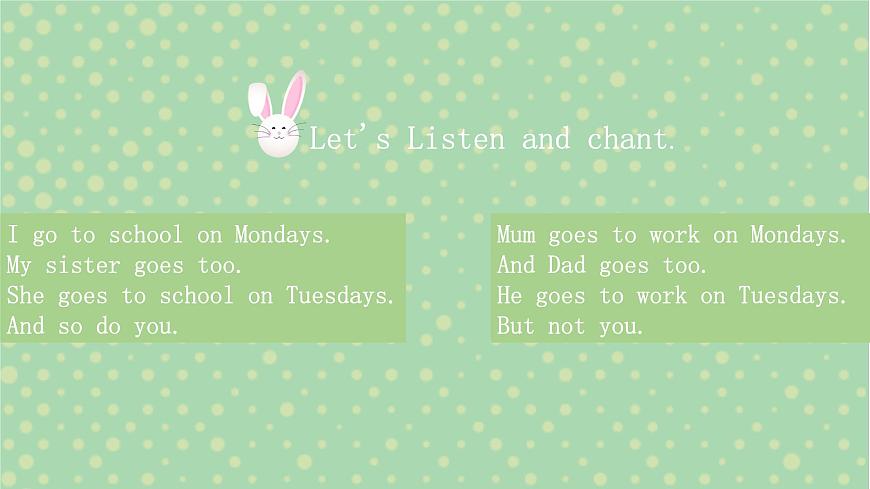 Module5 Unit1 She goes to school on Mondays第3頁