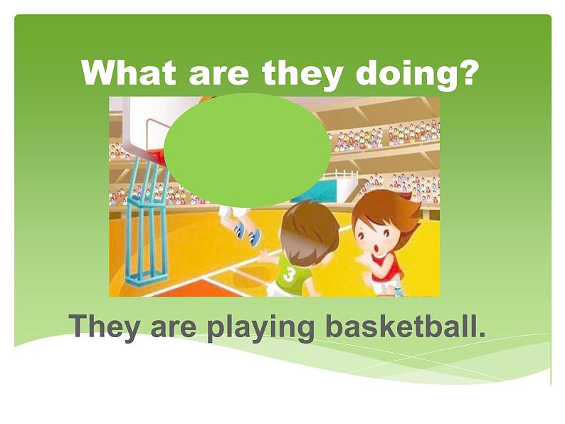 外研版(三年级起点)六年级下册Module4 Unit2 The apples are falling down the stairs. 课件第6页