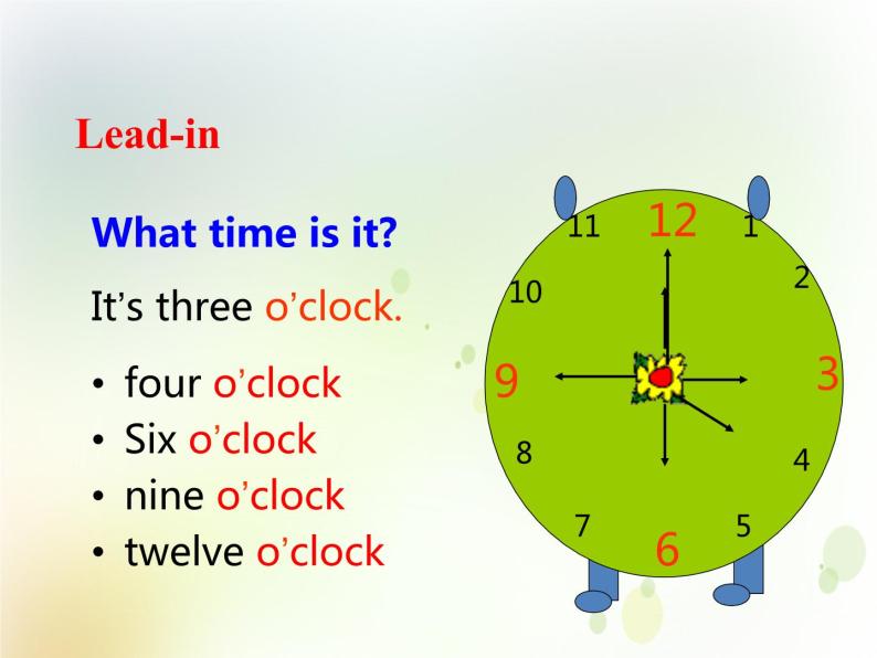 鲁科版小学英语三下Unit 6 Time 同步课件PPT03