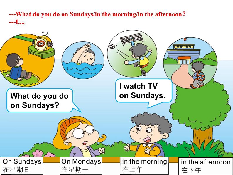 三年级英语下册课件-Module 6 Unit 2 What does Lingling have at school-外研版(三起)第3页