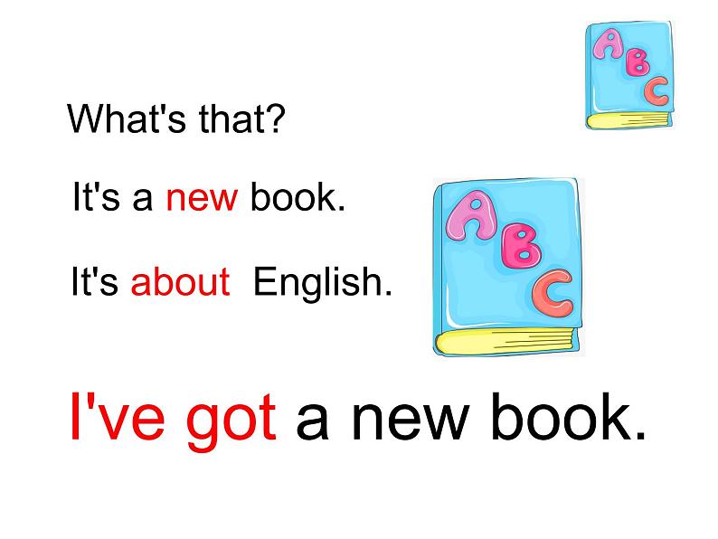 三年级英语下册课件-Module 9 Unit 1 I've got a new book-外研版(三起)04