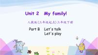 小学英语人教版 (PEP)三年级下册Unit 2 My family Part B课文内容课件ppt