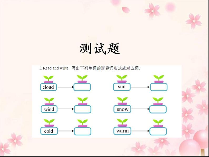 三年级英语下册课件-Module 7 Unit 2 It 's warm today270-外研版(三起)第6页