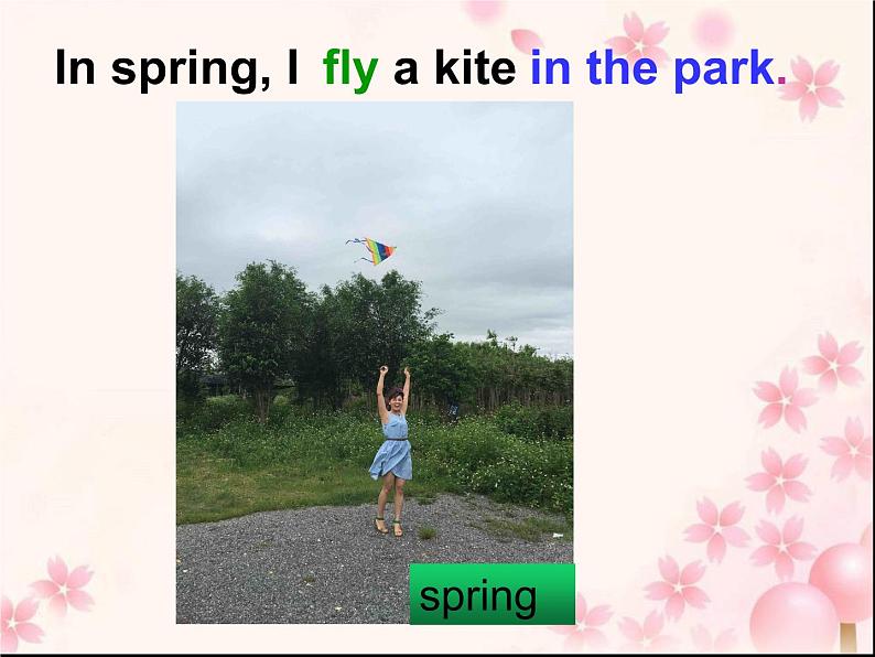 三年级英语下册课件-Module 8 Unit 2 Daming flies a kite in the park101-外研版(三起)08