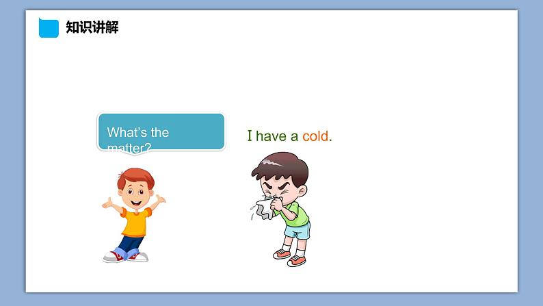 小学英语六年级下册—Lesson 1 I 'm not feeling well(第1课时) 课件(科普版)第8页