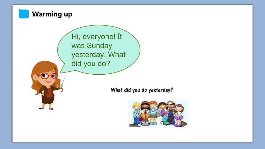 小學(xué)英語六年級下冊—Lesson 2 Did you play basketball yesterday？（第1課時） 課件（科普版）第2頁
