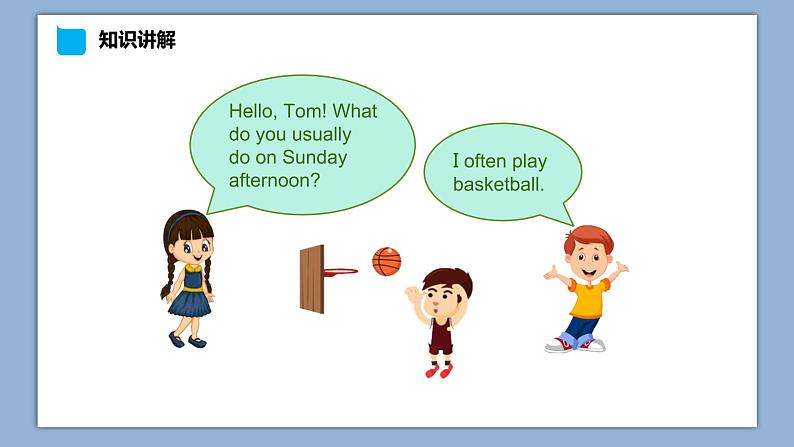 小学英语六年级下册—Lesson 2 Did you play basketball yesterday?(第1课时) 课件(科普版)第3页