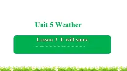 小学英语鲁科版课件pptUnit 5 Lesson 3