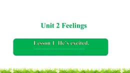 小学英语鲁科版课件pptUnit 2 Lesson 1