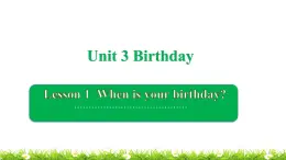 小學(xué)英語魯科版課件pptUnit 3 Lesson 1