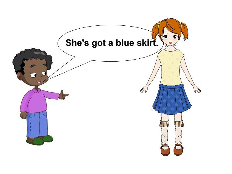 三年级英语下册课件-Module 10 Unit 2 She's got an orange sweater13-外研版(三起)06