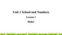 小学英语冀教版 (三年级起点)三年级上册Lesson 1 Hello!教学ppt课件