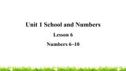 小学英语冀教版 (三年级起点)三年级上册Lesson 6 Numbers 6-10教学课件ppt